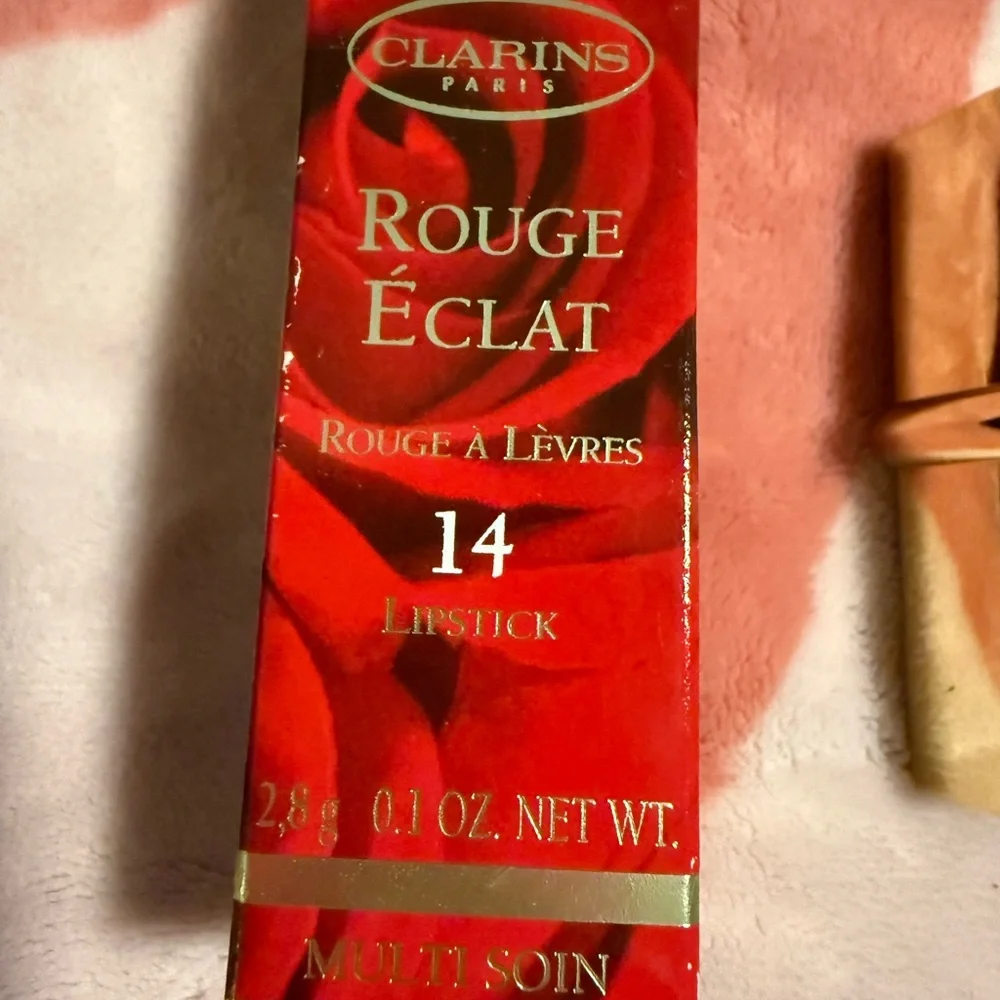 Clarins Rouge Éclat Lipstick in Red Poppy #14